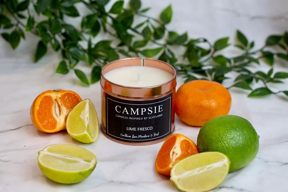 CAMPSIE Candles Rose Gold Candle Tins