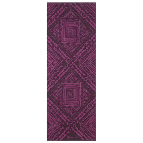 Gaiam 6mm Inner Peace Premium Reversible Yoga & Workout Mat- slight scratch to one side