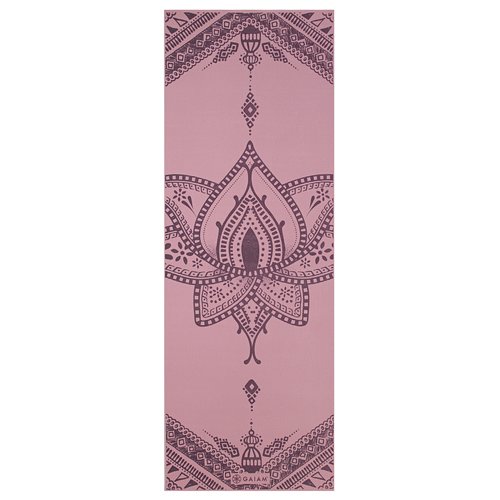 Gaiam 6mm Inner Peace Premium Reversible Yoga & Workout Mat- slight scratch to one side