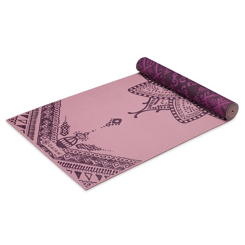 Gaiam 6mm Inner Peace Premium Reversible Yoga & Workout Mat- slight scratch to one side