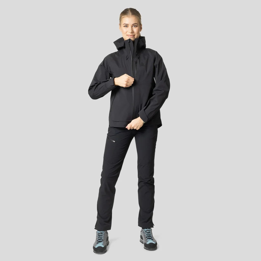 Odlo Women's Ascent 3L Waterproof Hardshell Jacket - XL