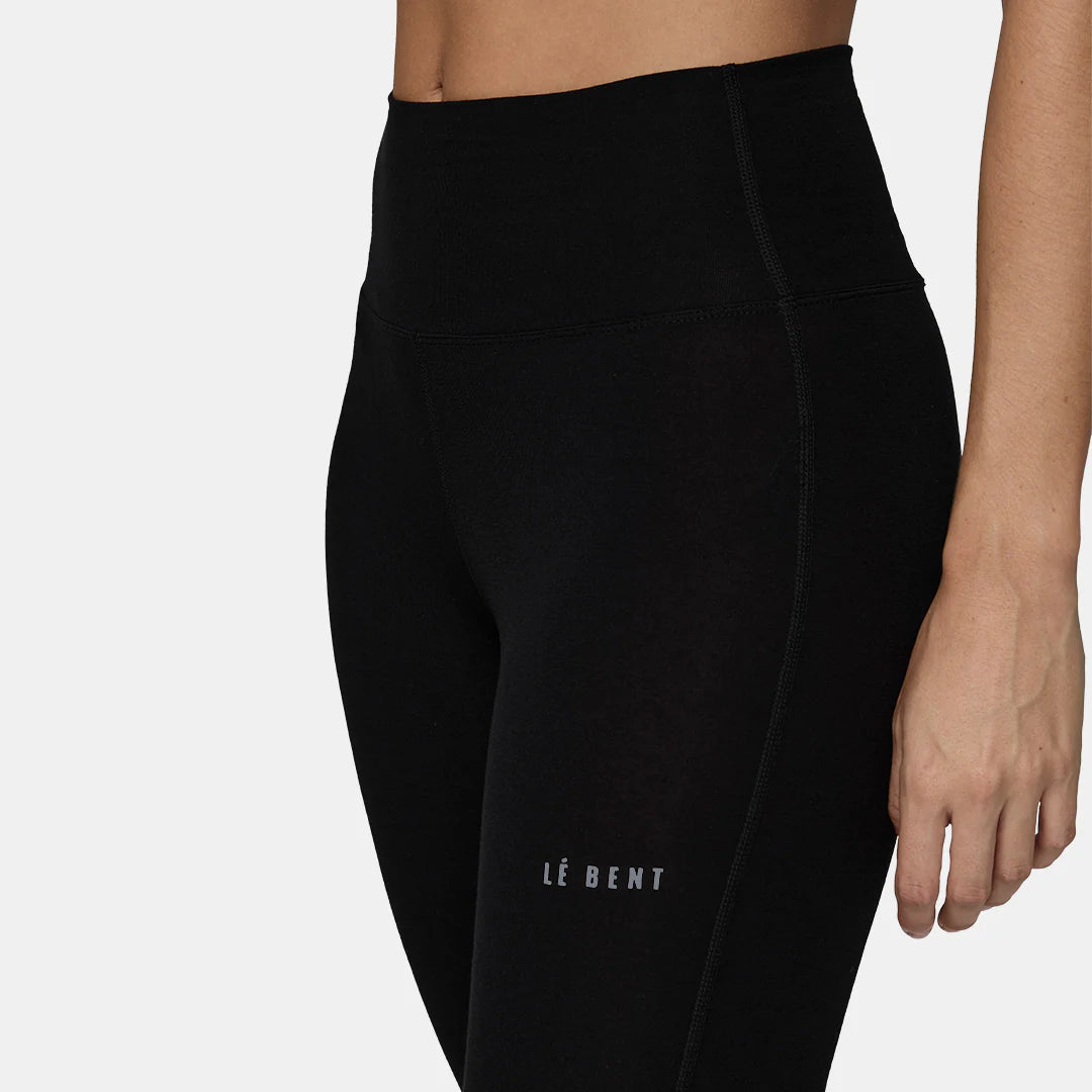 LeBent Women's Merino Midweight 3/4 Base Layer Bottoms