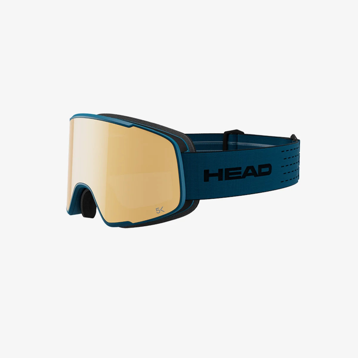 Head Horizon 2.0 5K Ski and Snowboard Goggles - Gold Petrol + Spare Lens