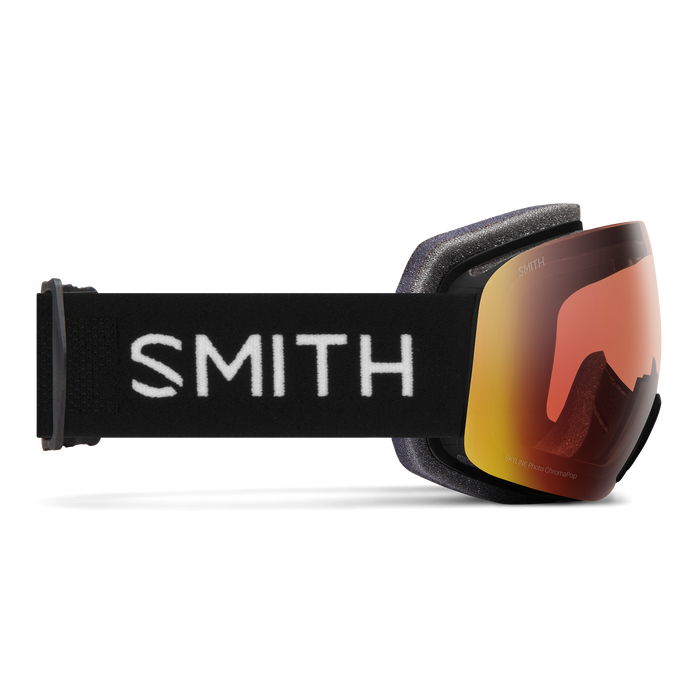 Smith Skyline Ski Goggles - Black + ChromaPop™ Pro Photochromic Red Mirror Lens