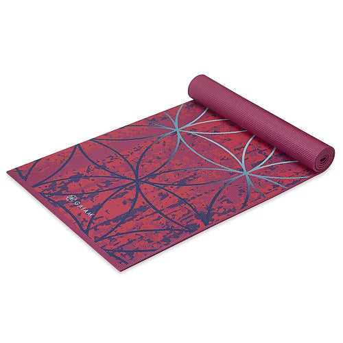 Gaiam 6mm Radiance Premium Yoga Workout Mat Hike and Ride