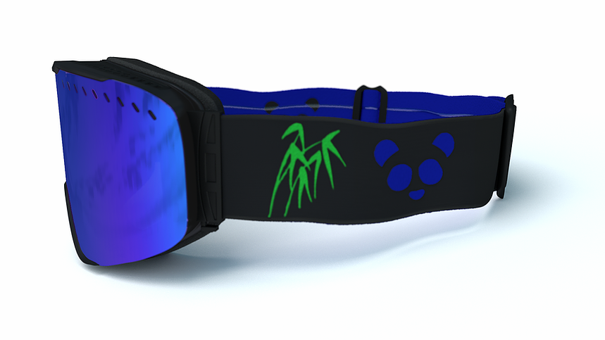 Panda Optics RS1 Polarised Adult Ski Goggles - Black
