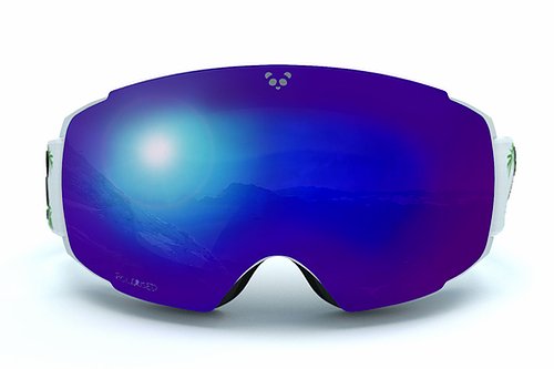 Panda Optics Cobalt Polarised Adult Ski Goggles - White