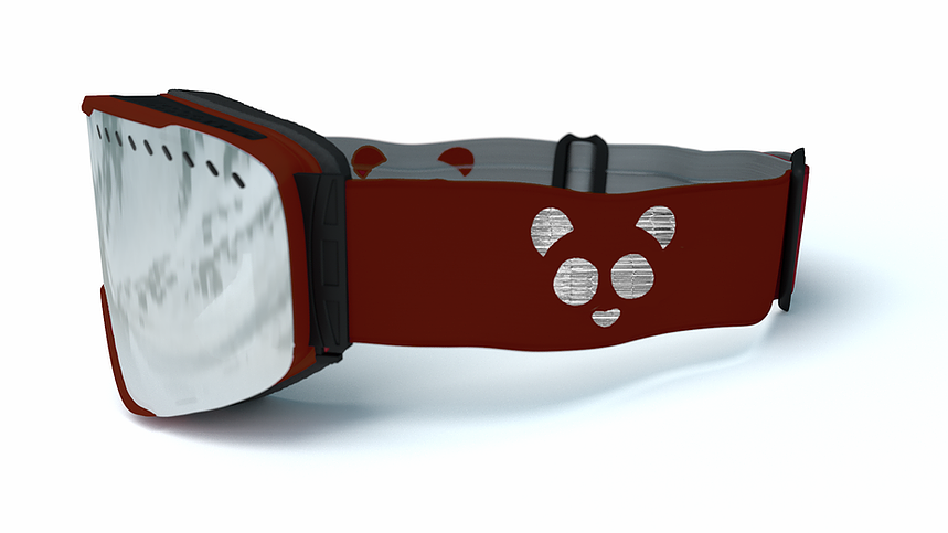 Panda Optics RS1 Polarised Adult Ski Goggles - Red